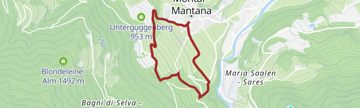 Route map: Bunker Trail